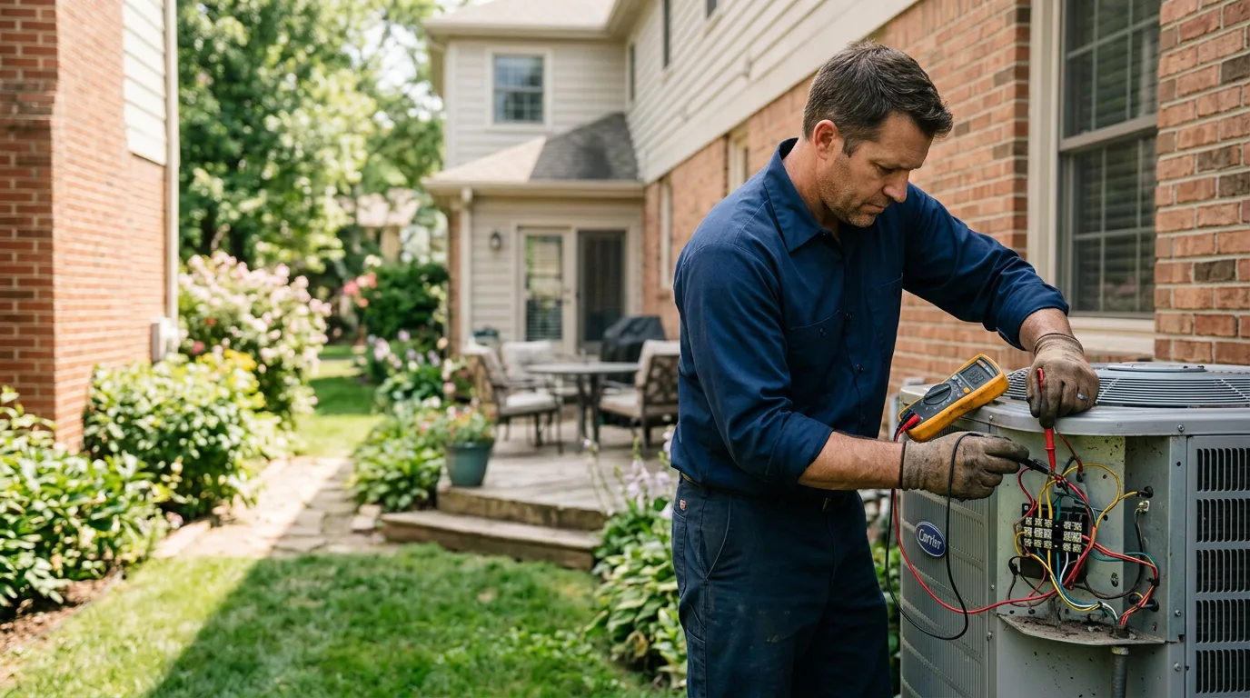 HVAC technician working near Loleta, CA